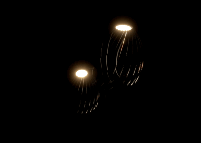 Experimental light control device