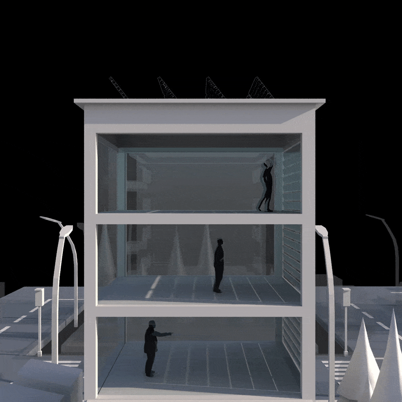 Solar exposure control with micro-zoning