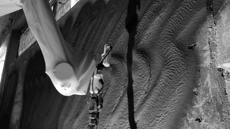 Intuitive Robotic Plastering - Human-Machine Collaboration