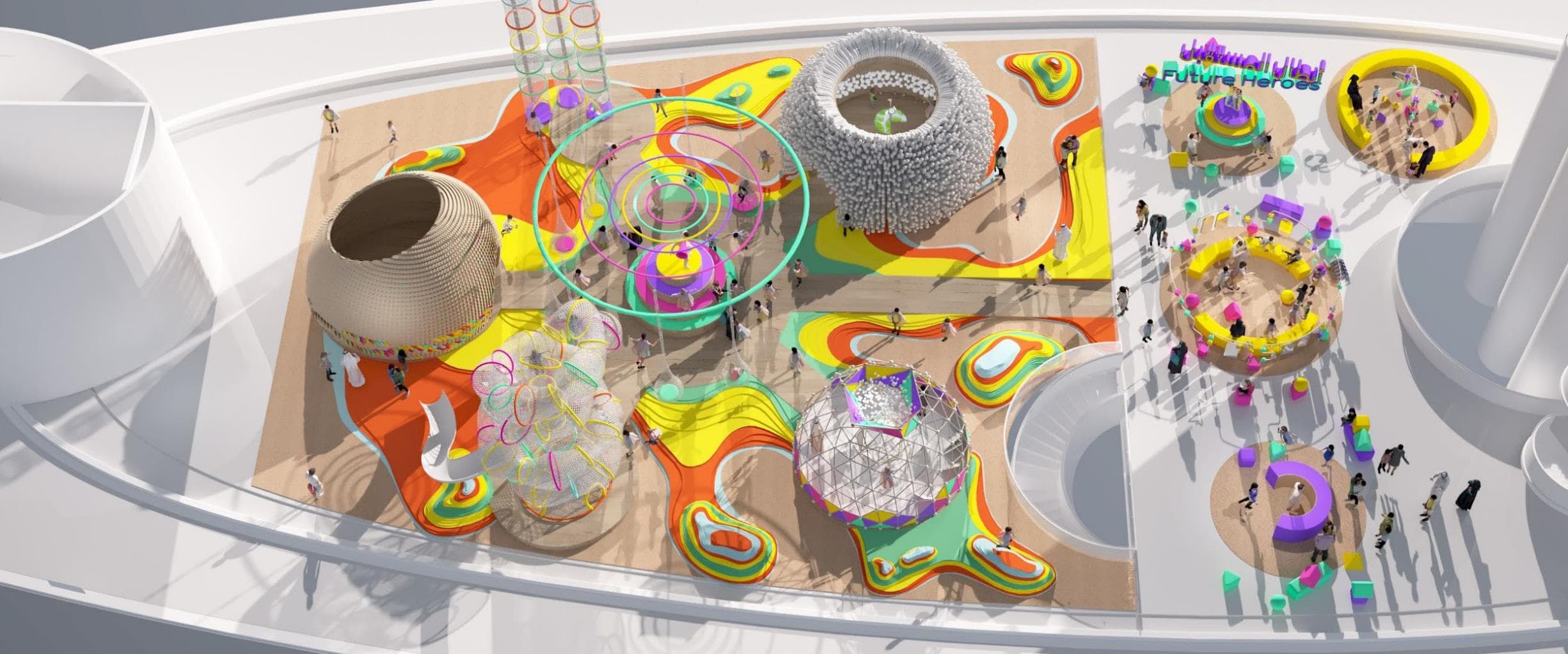 Bird eye view playscape variation 02