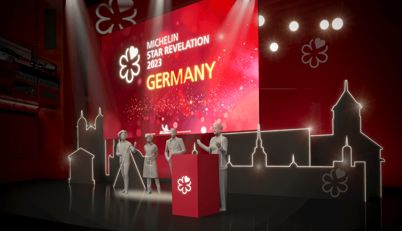 Michelin Star Revelation main stage visual