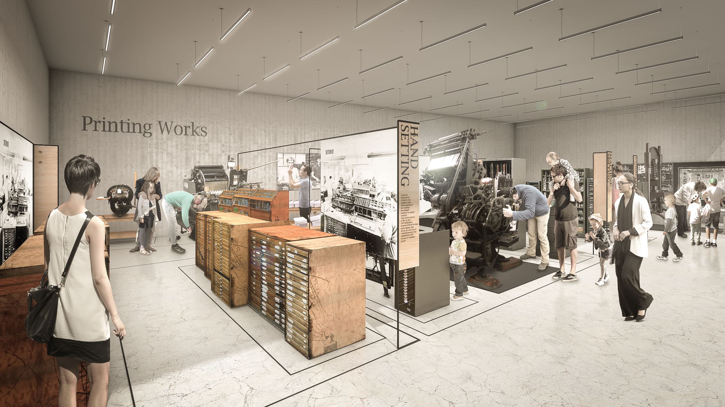 Interactive workshop gallery visualization