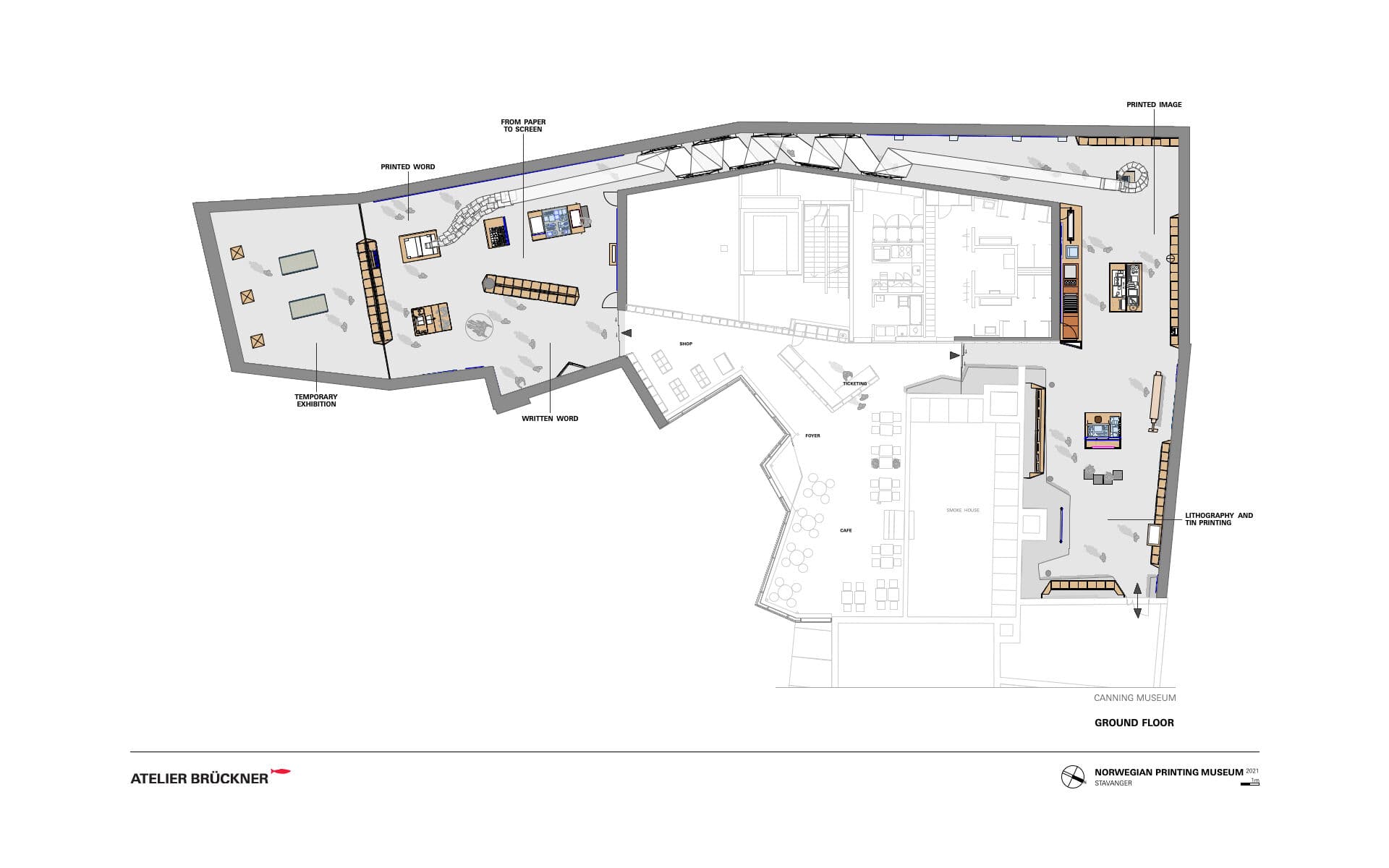 Ground floor curatorial plan