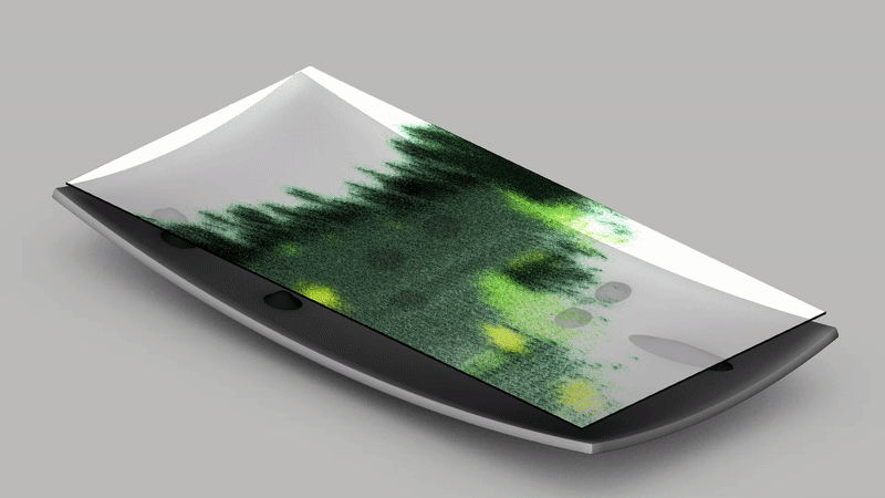 Robotic glass thermoforming process